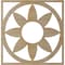 Ekena Millwork Blume Wood Fretwork Pierced Ceiling Medallion, Hickory, 28"OD x 9 3/4"ID x 3/8"T CMWP28X28X0375BLHI - alternate 5